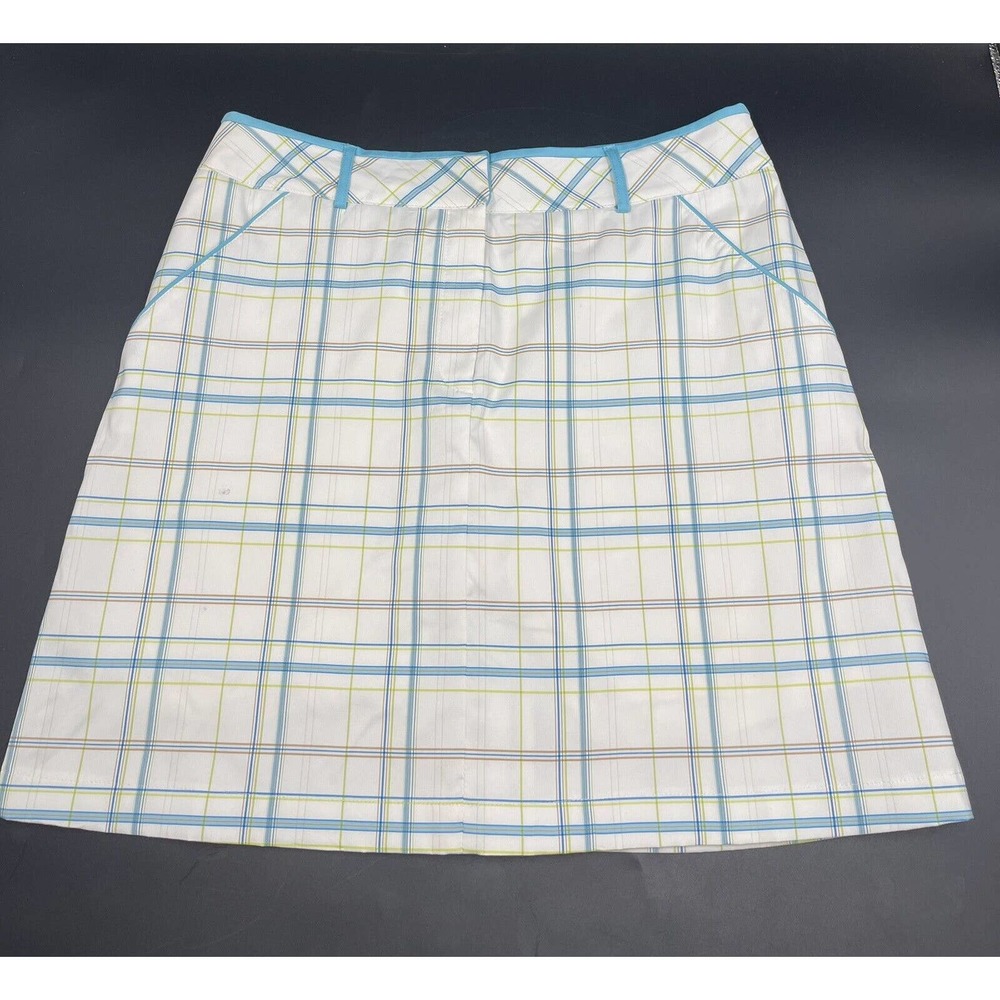 Tail Golf, Tennis, Vacation, Lined, Walking Pockets Plaid Skort - Size 10 Womens